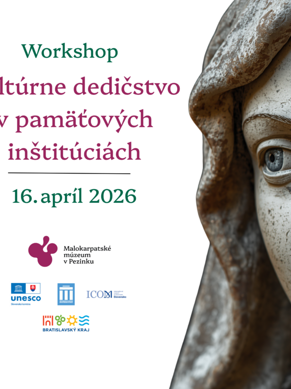 Workshop - Kultúrne dedičstvo v pamäťových inštitúciách